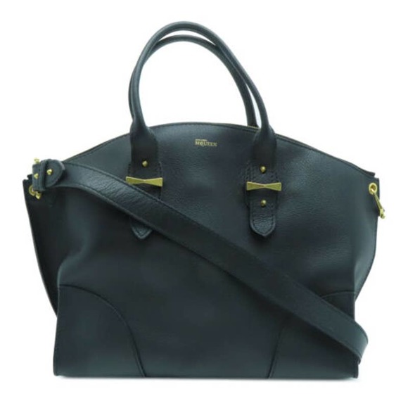 Alexander McQueen Handbags - 👜⭐️AUTHENTIC⭐️👜 Alexander McQueen  2 Way Shoulder bag Calfskin Leather Black